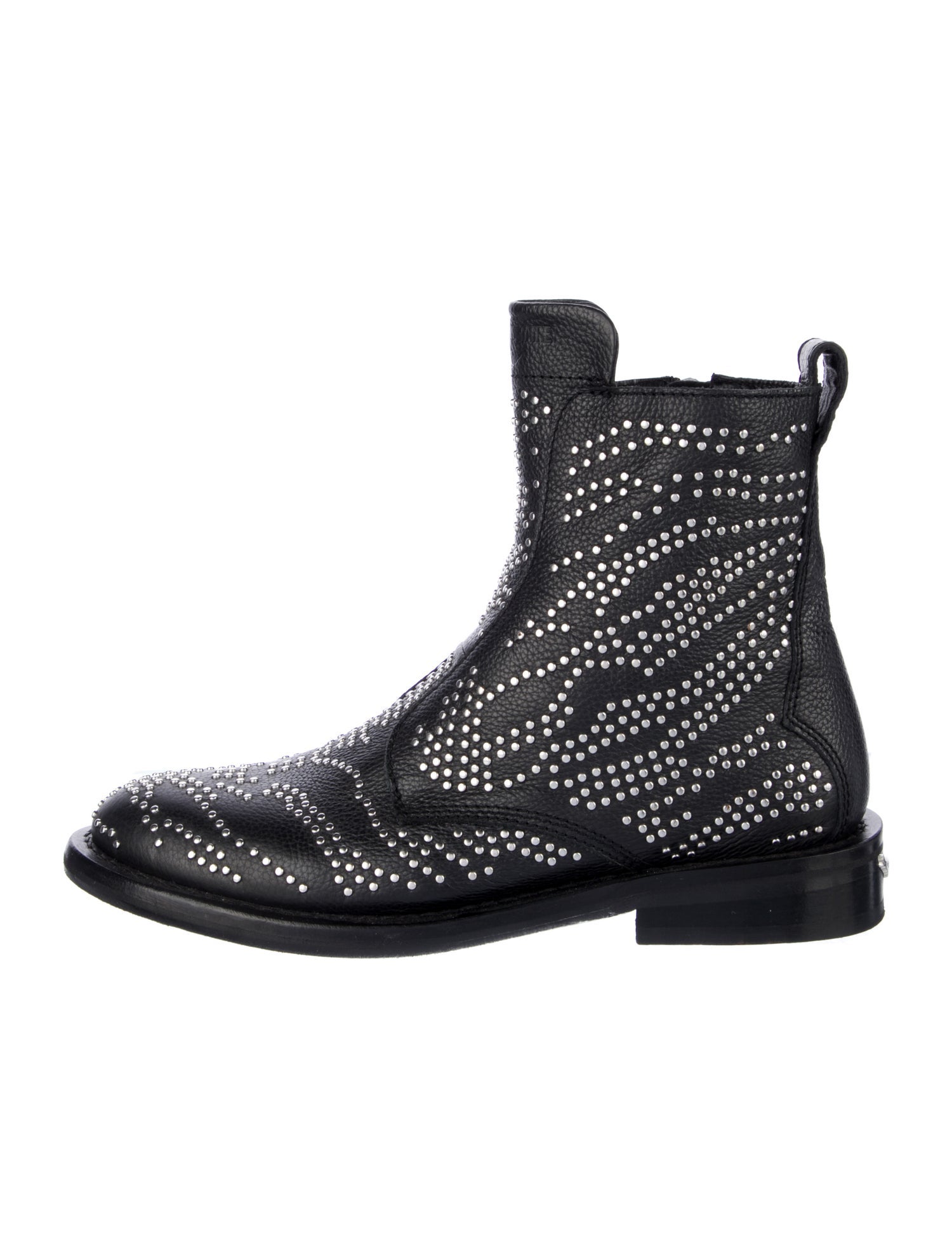 Zadig & Voltaire Leather Patterned Chelsea Boots