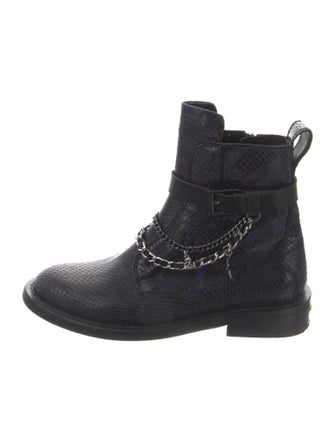 Zadig & Voltaire Leather Combat Boots