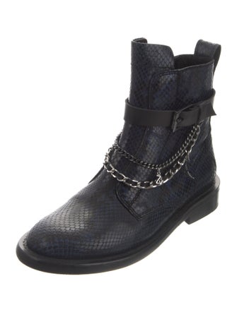 Zadig & Voltaire Leather Combat Boots