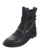 Zadig & Voltaire Leather Combat Boots