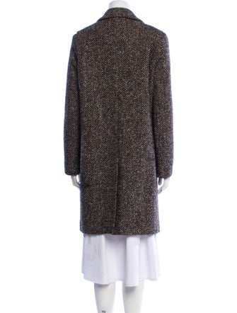 Zadig & Voltaire Wool Tweed Pattern Coat