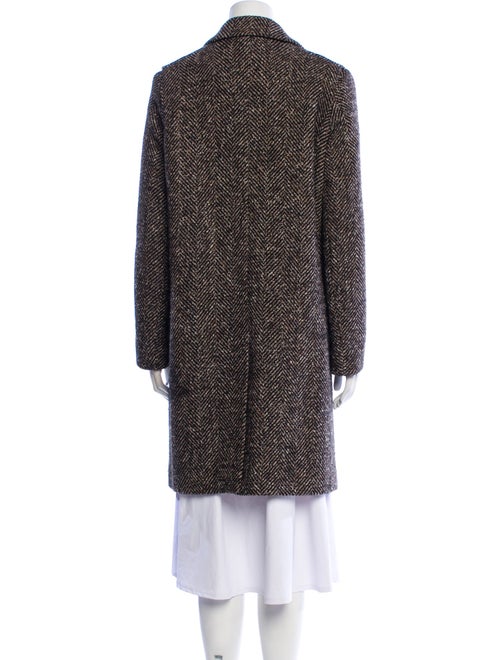 Zadig & Voltaire Wool Tweed Pattern Coat