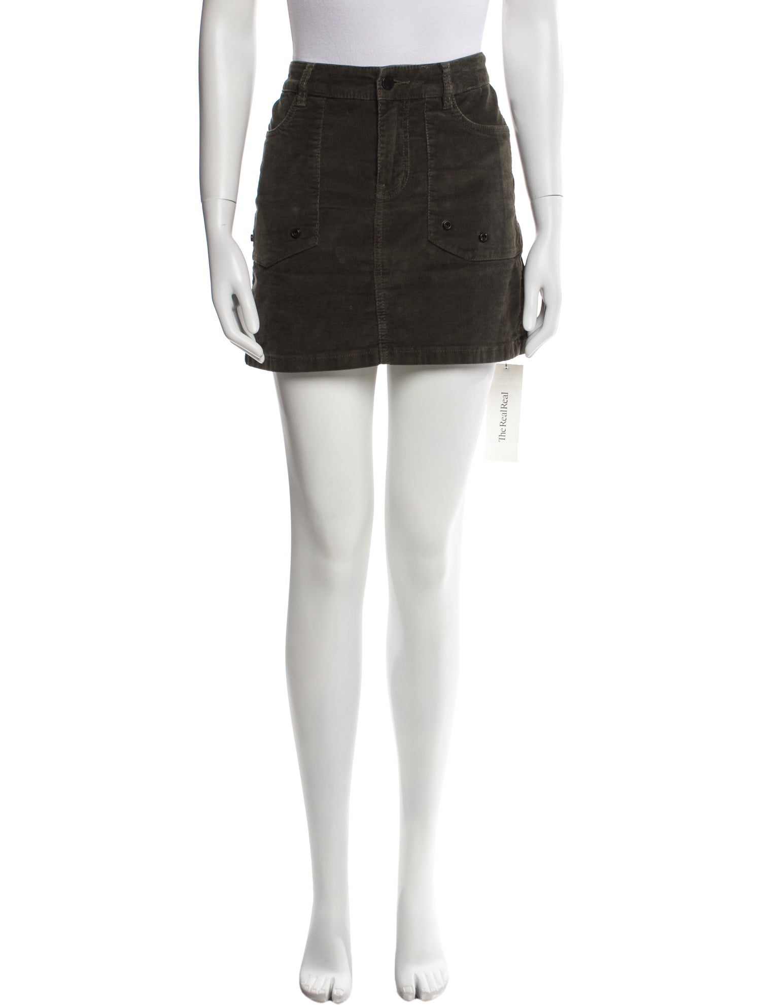 Zadig & Voltaire Raw-Edge Trim Mini Skirt