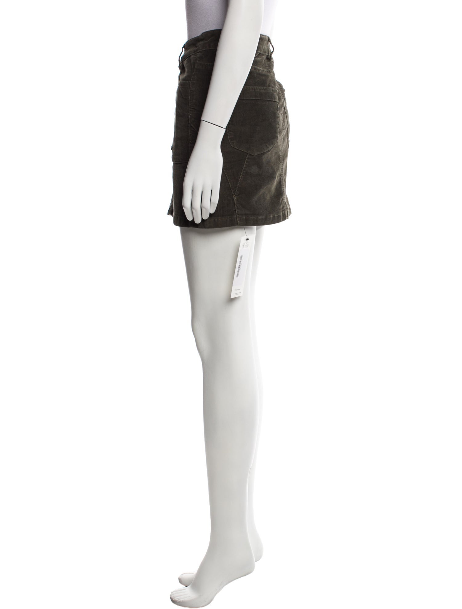 Zadig & Voltaire Raw-Edge Trim Mini Skirt