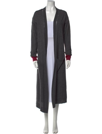 Zadig & Voltaire Merino Wool Open Front Sweater