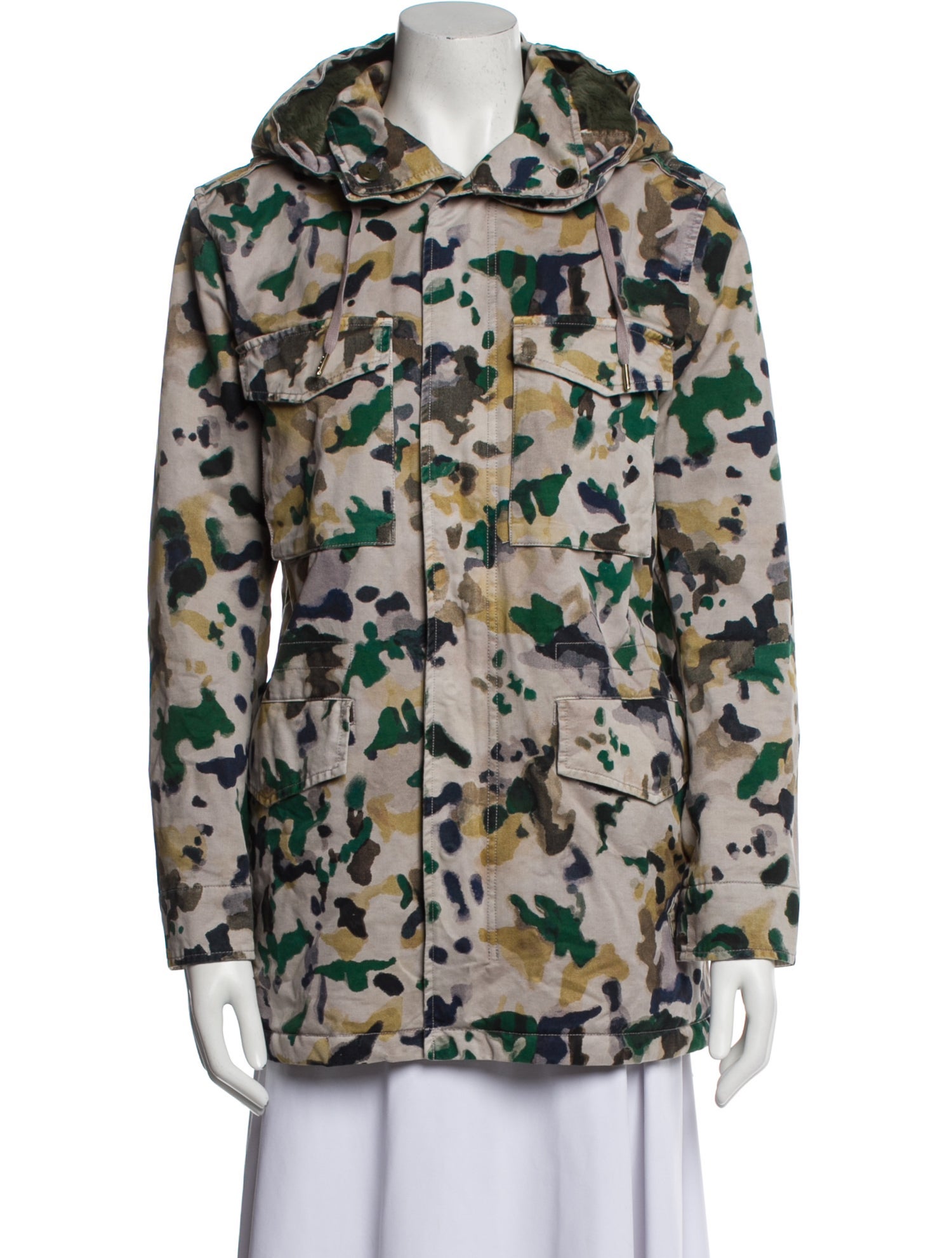 Zadig & Voltaire Printed Faux Fur Jacket