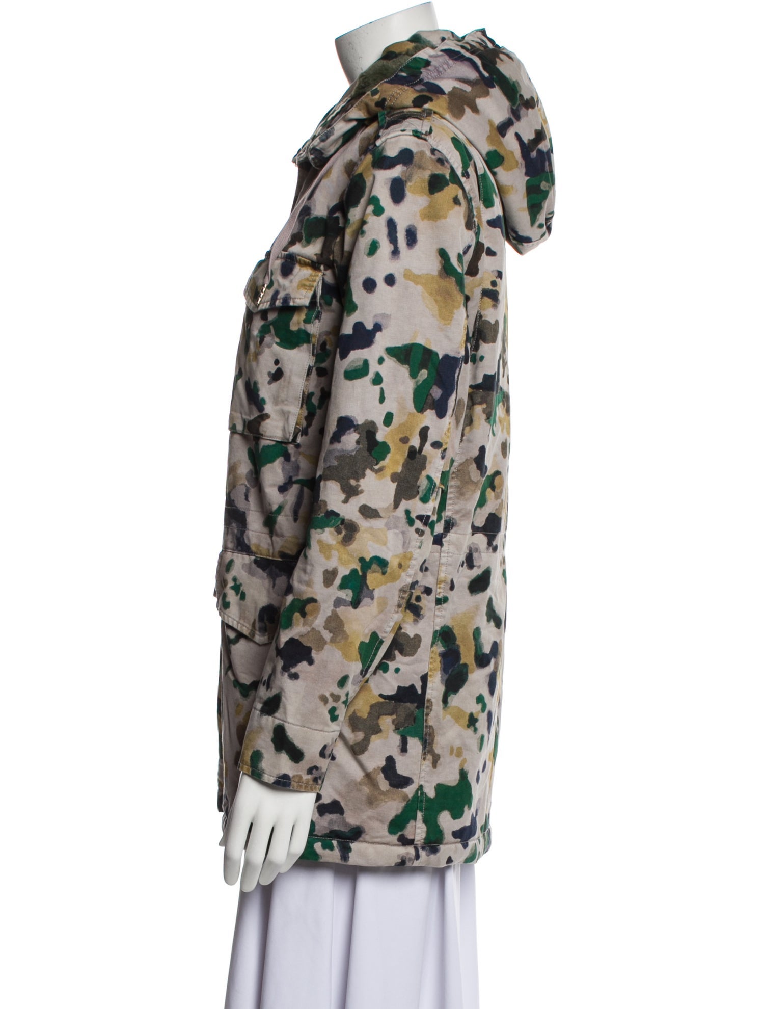 Zadig & Voltaire Printed Faux Fur Jacket