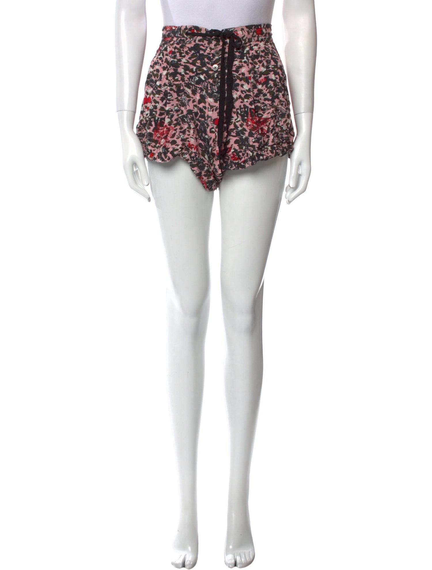 Zadig & Voltaire Printed Mini Shorts