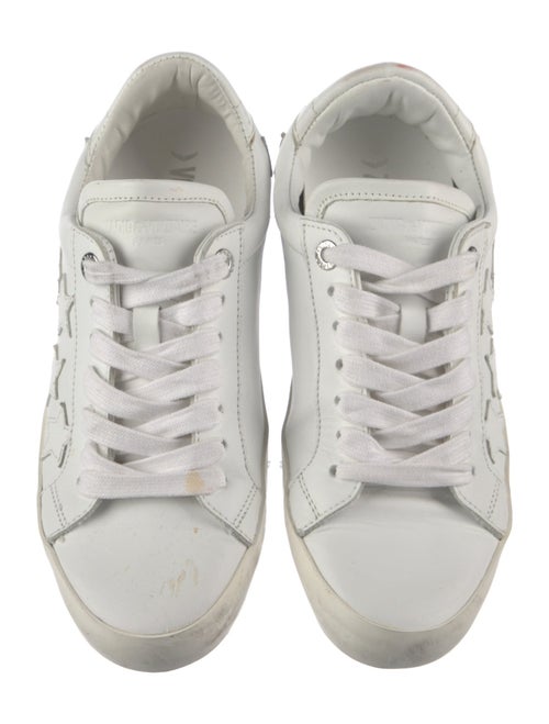 Zadig & Voltaire Leather Printed Sneakers