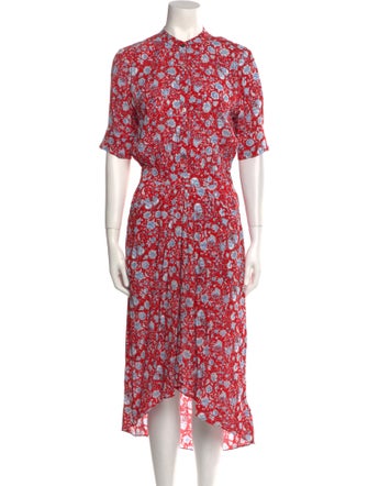 Zadig & Voltaire Floral Print Long Dress