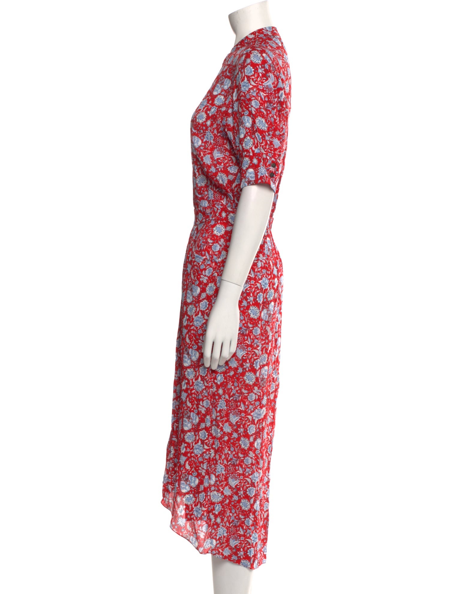 Zadig & Voltaire Floral Print Long Dress