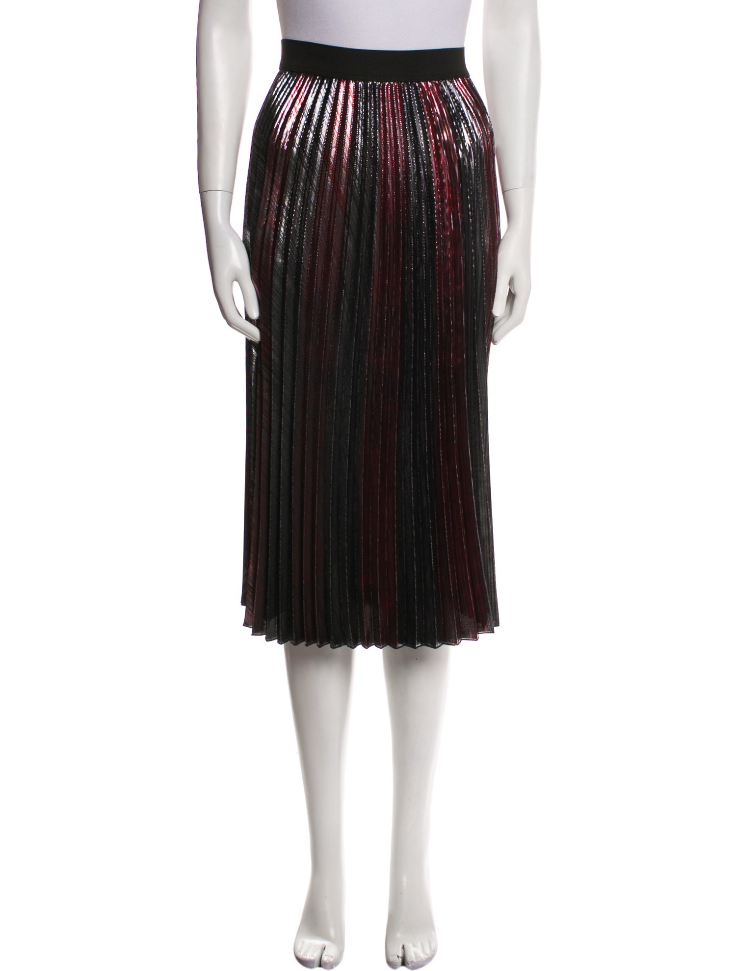 Zadig & Voltaire Striped Midi Length Skirt