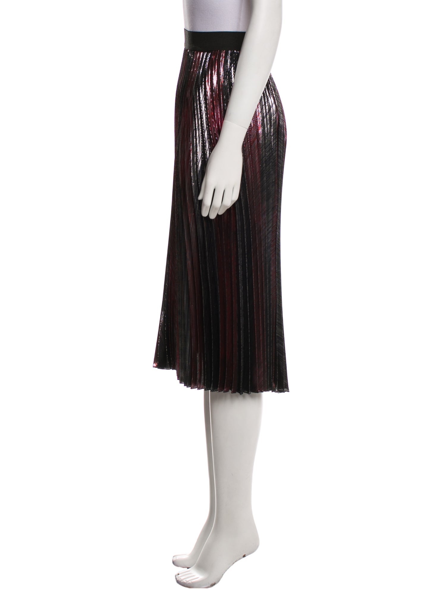 Zadig & Voltaire Striped Midi Length Skirt