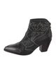 Zadig & Voltaire Leather Patterned Western Boots