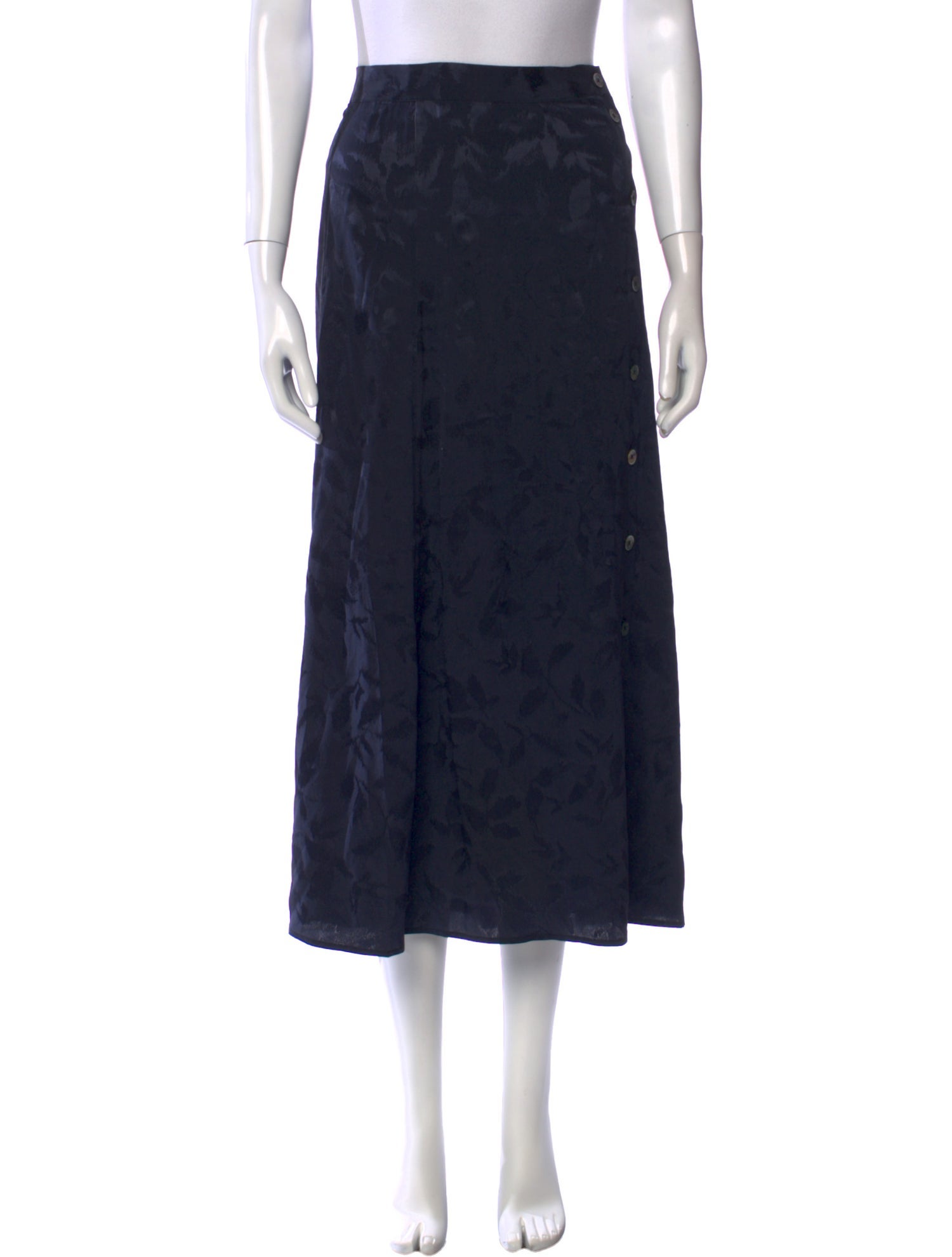 Zadig & Voltaire Silk Midi Length Skirt