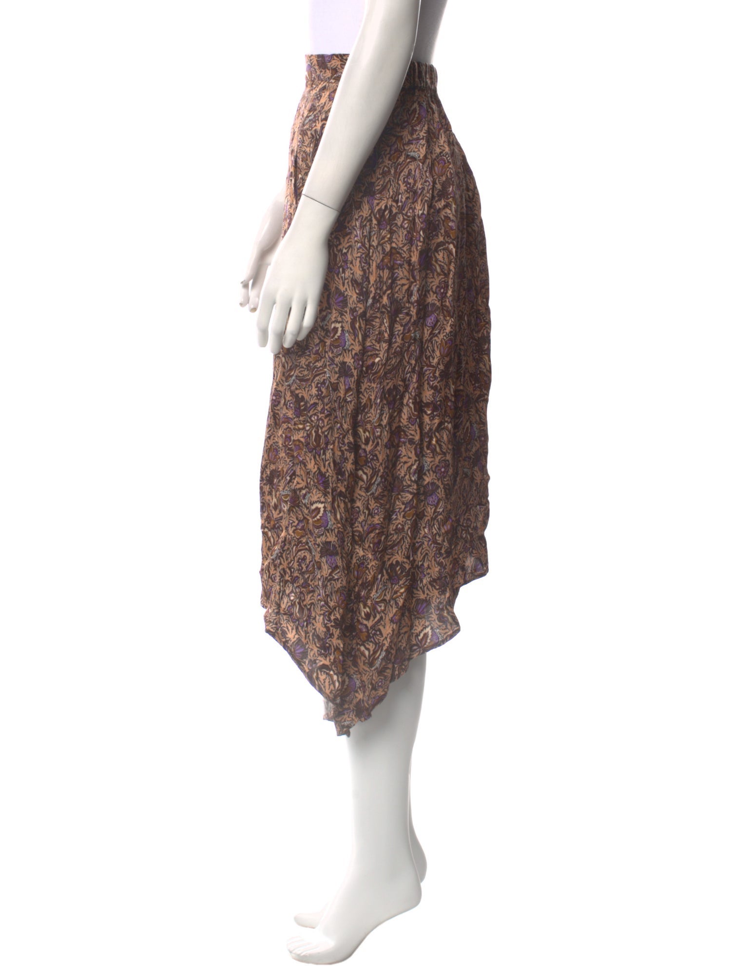 Zadig & Voltaire Printed Midi Length Skirt