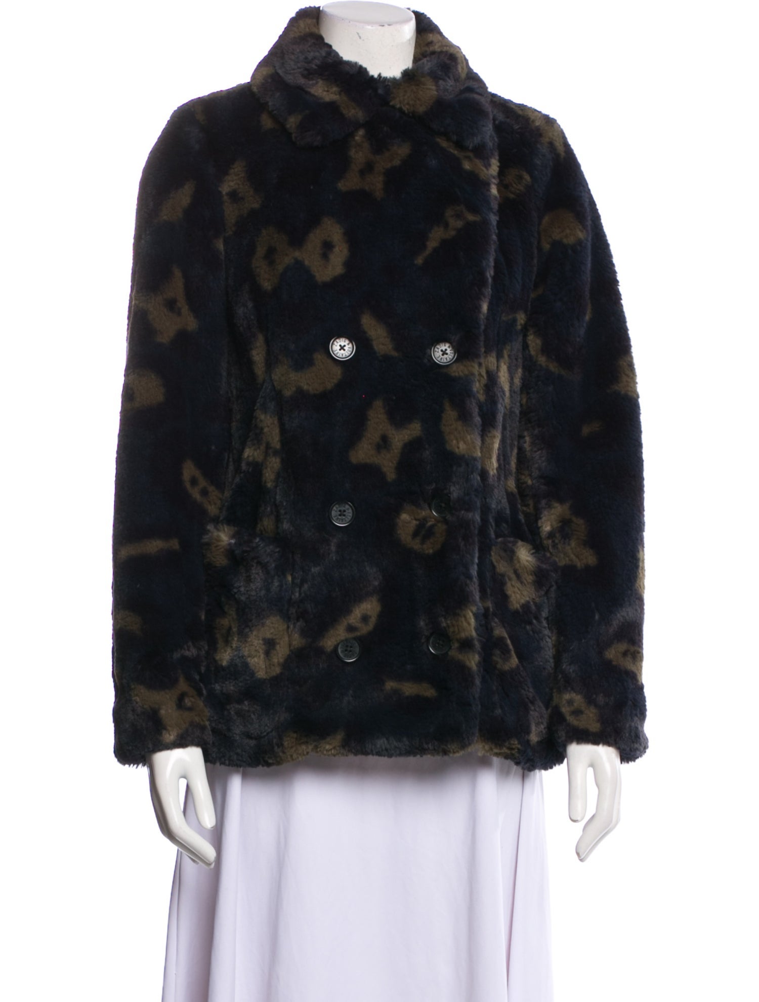 Zadig & Voltaire Printed Faux Fur Jacket