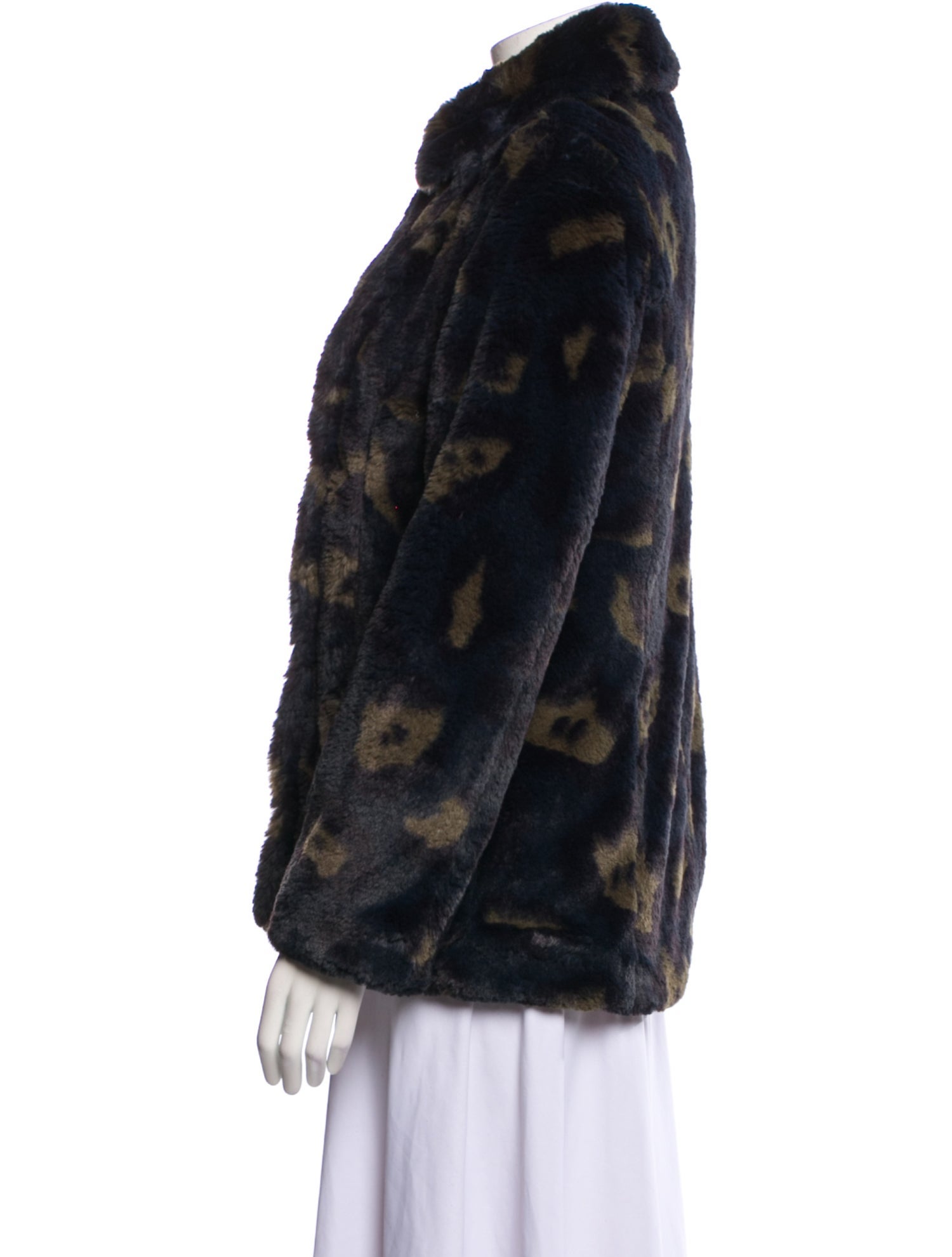 Zadig & Voltaire Printed Faux Fur Jacket