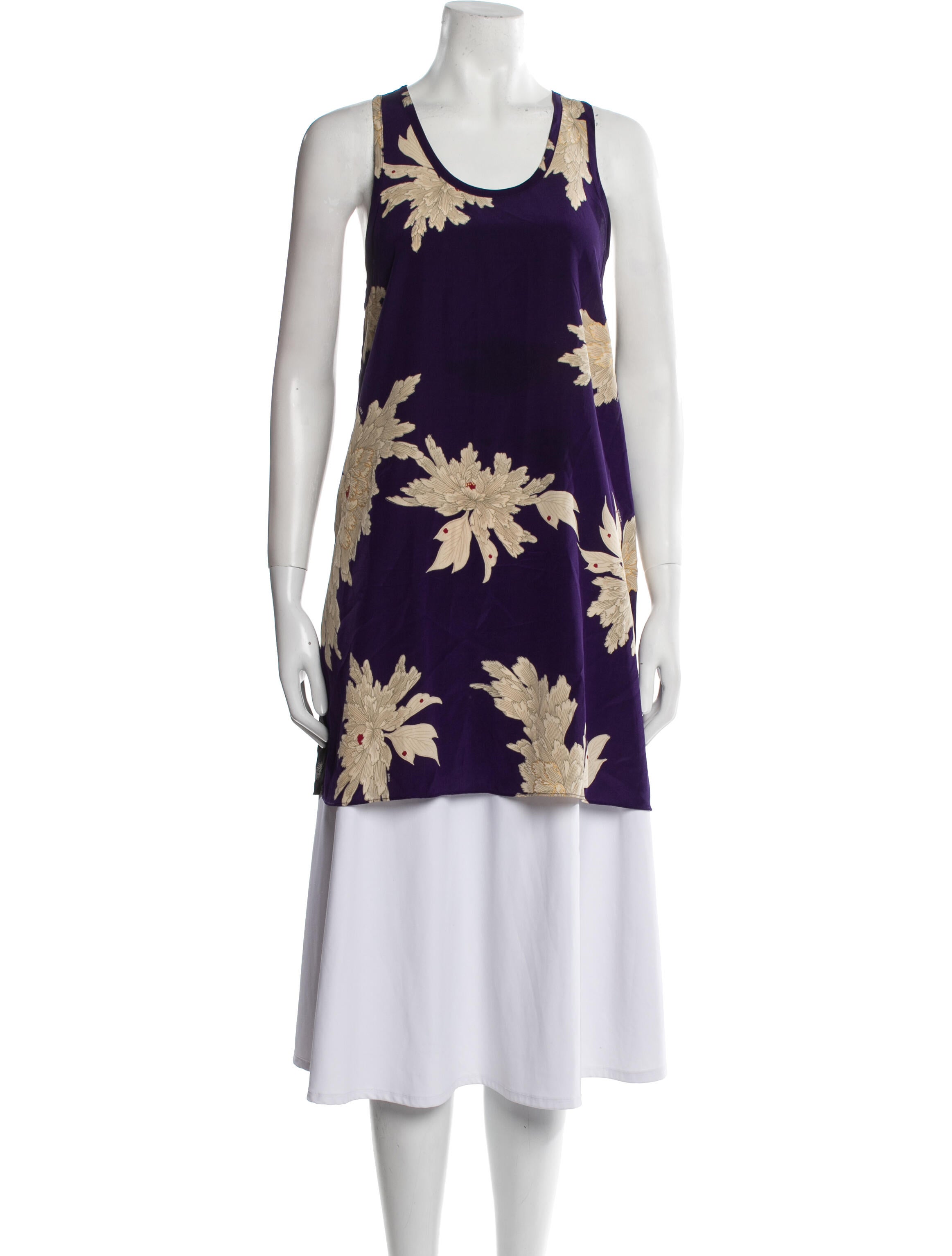 Zadig & Voltaire Silk Floral Print Tunic