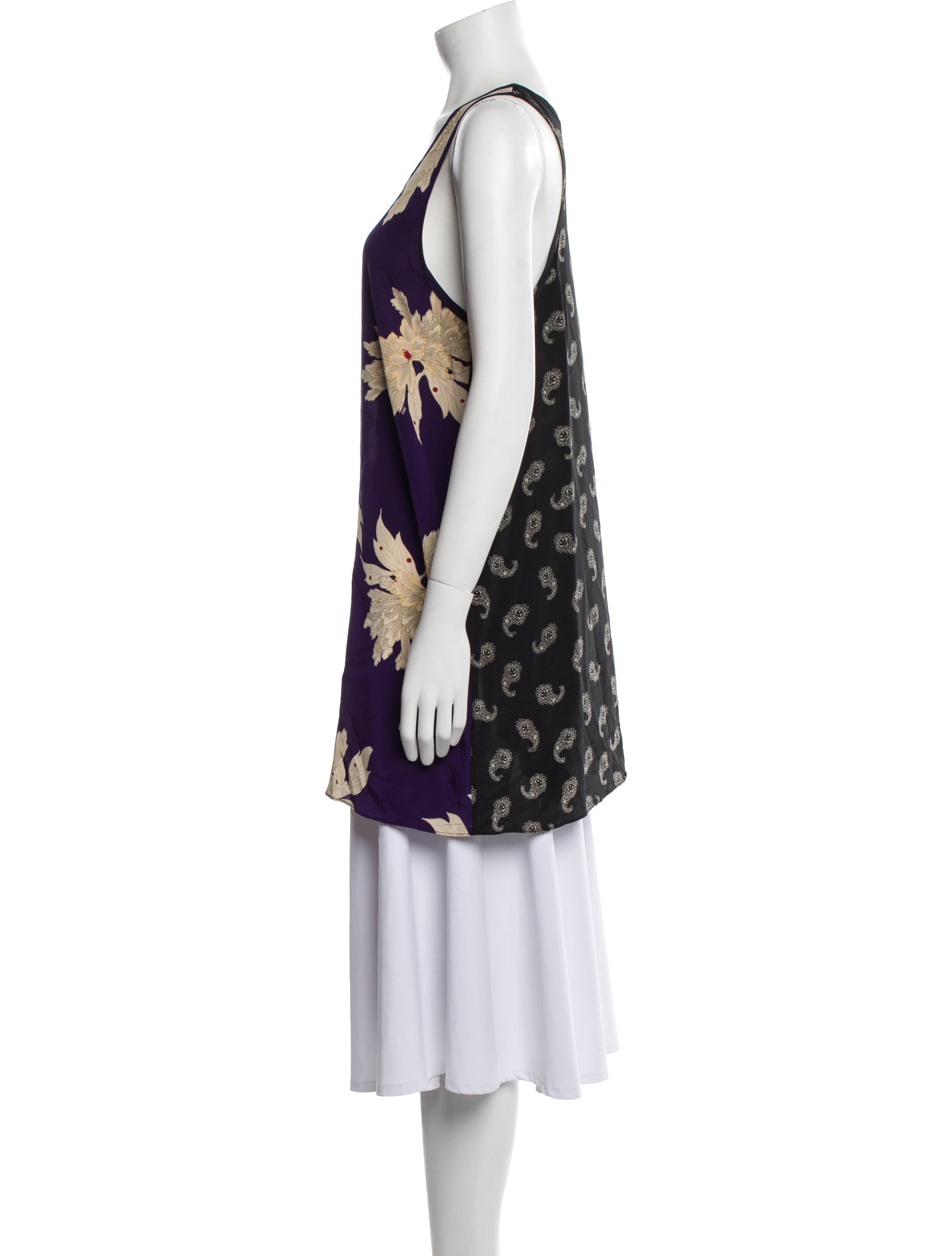 Zadig & Voltaire Silk Floral Print Tunic