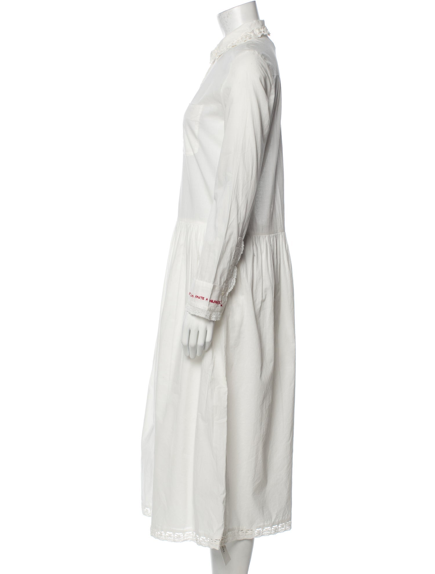 Zadig & Voltaire Mock Neck Midi Length Dress