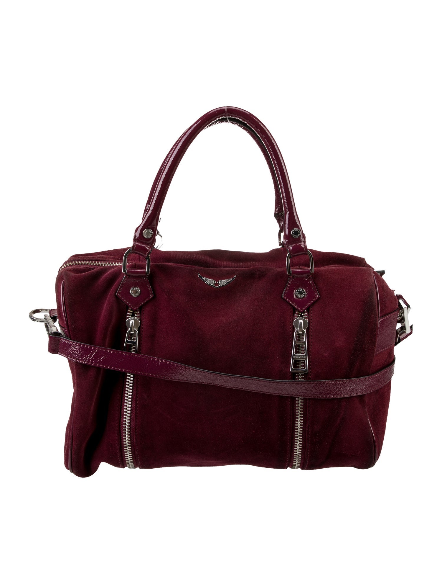 Zadig & Voltaire Suede Top Handle Bag