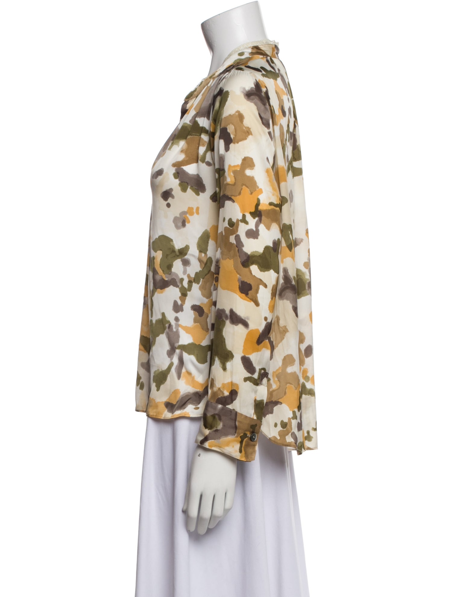 Zadig & Voltaire Printed V-Neck Blouse