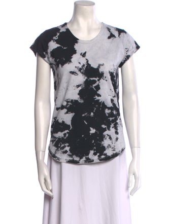 Zadig & Voltaire Tie-Dye Print Crew Neck T-Shirt