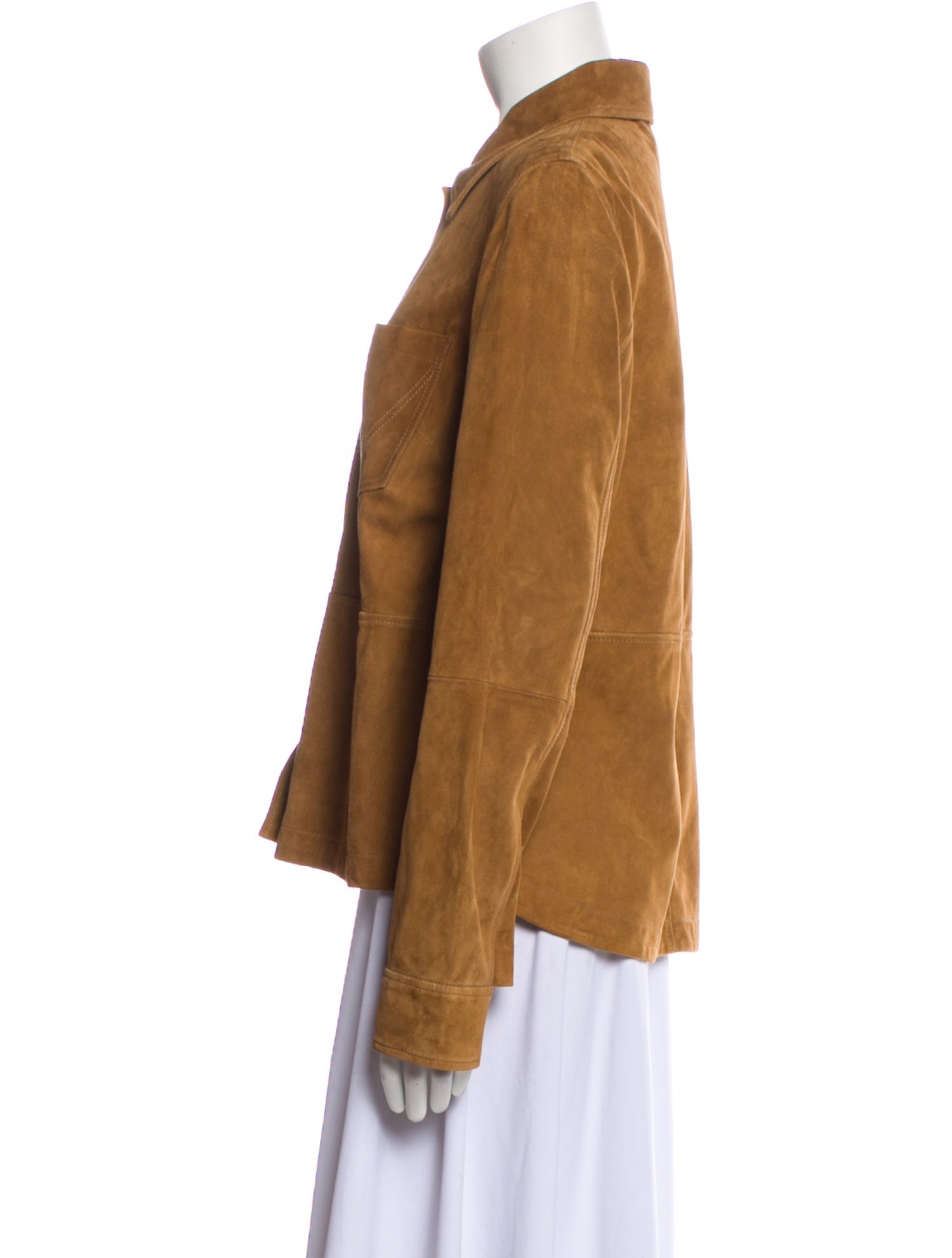 Zadig & Voltaire Suede Utility Jacket