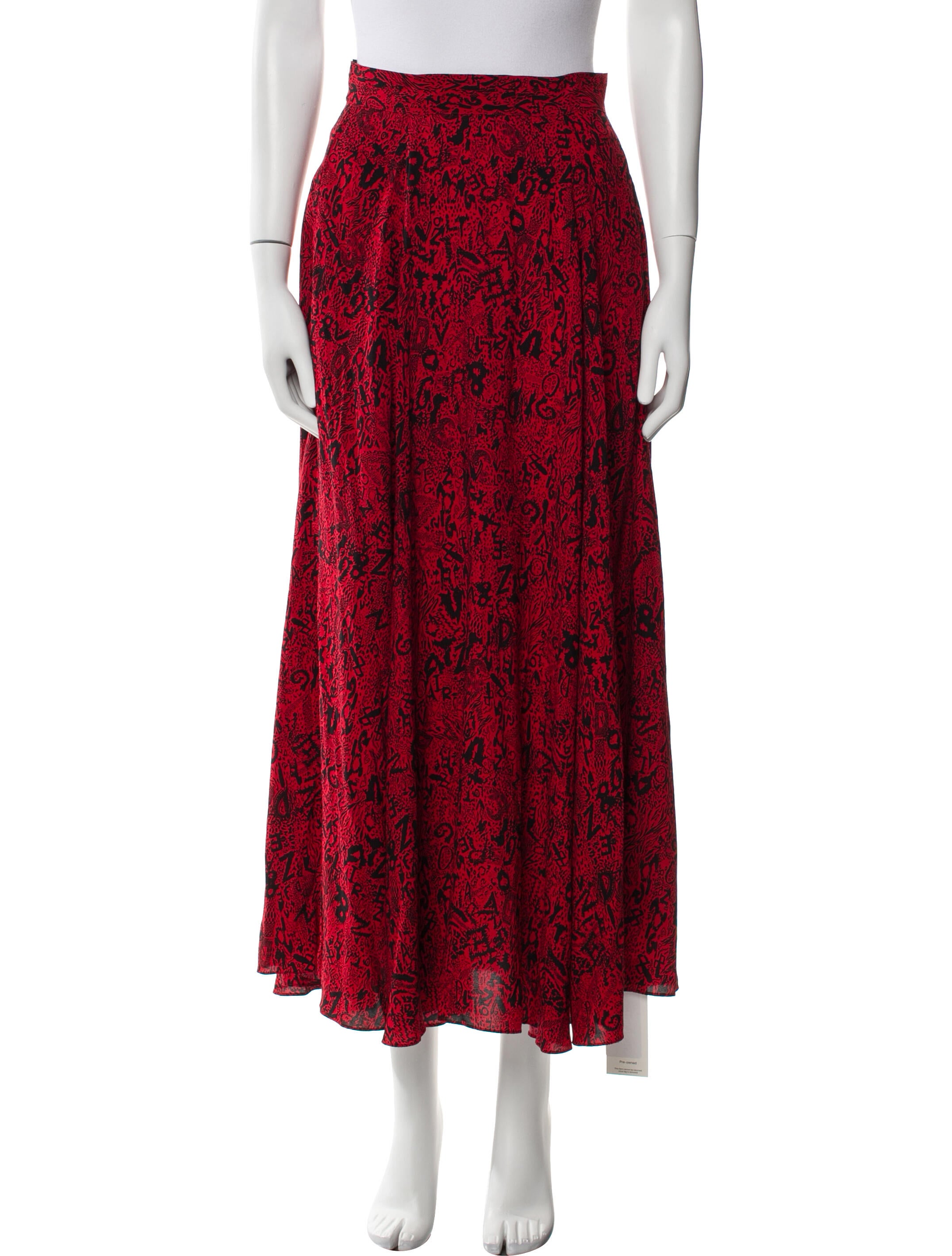 Zadig & Voltaire Printed Midi Length Skirt