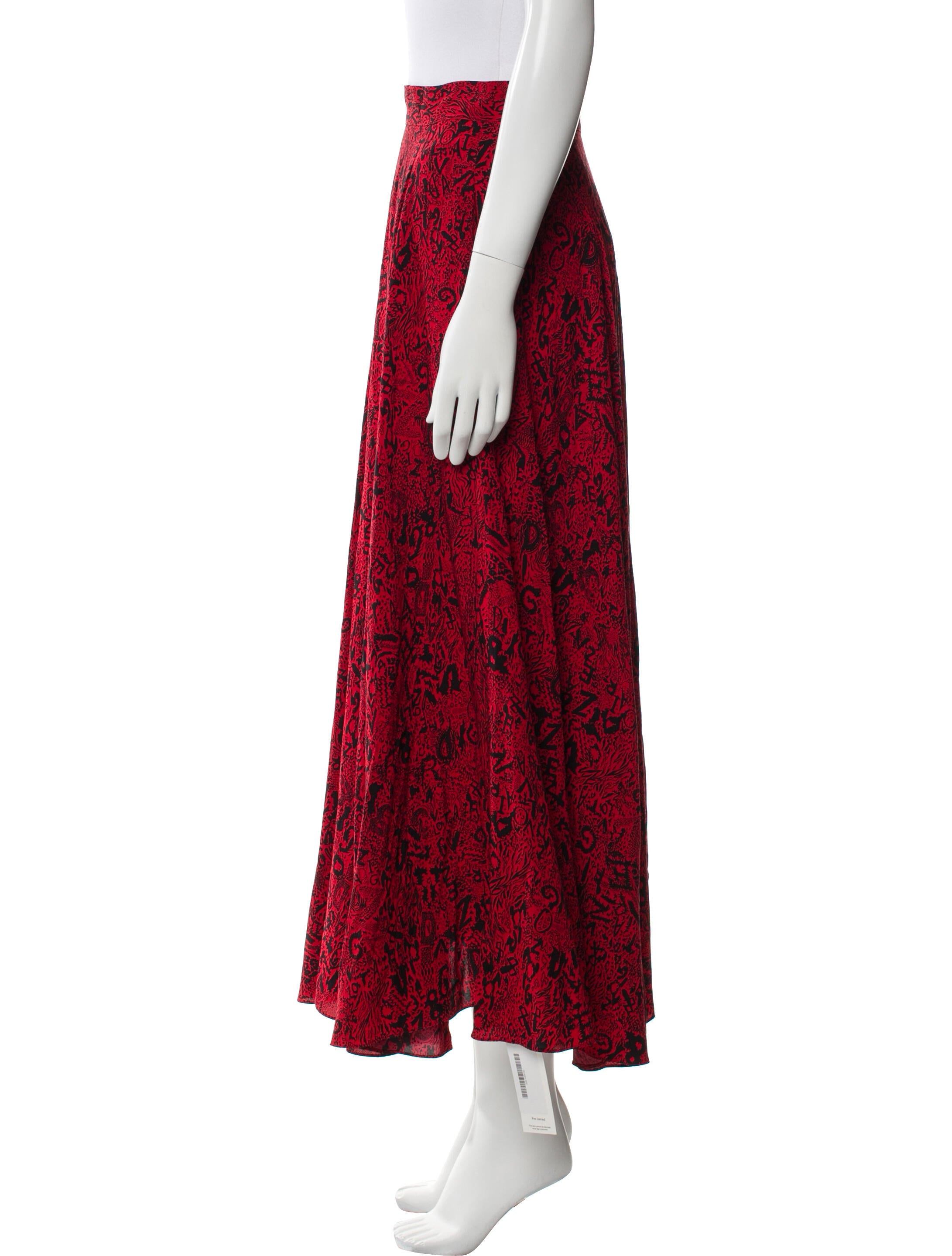 Zadig & Voltaire Printed Midi Length Skirt