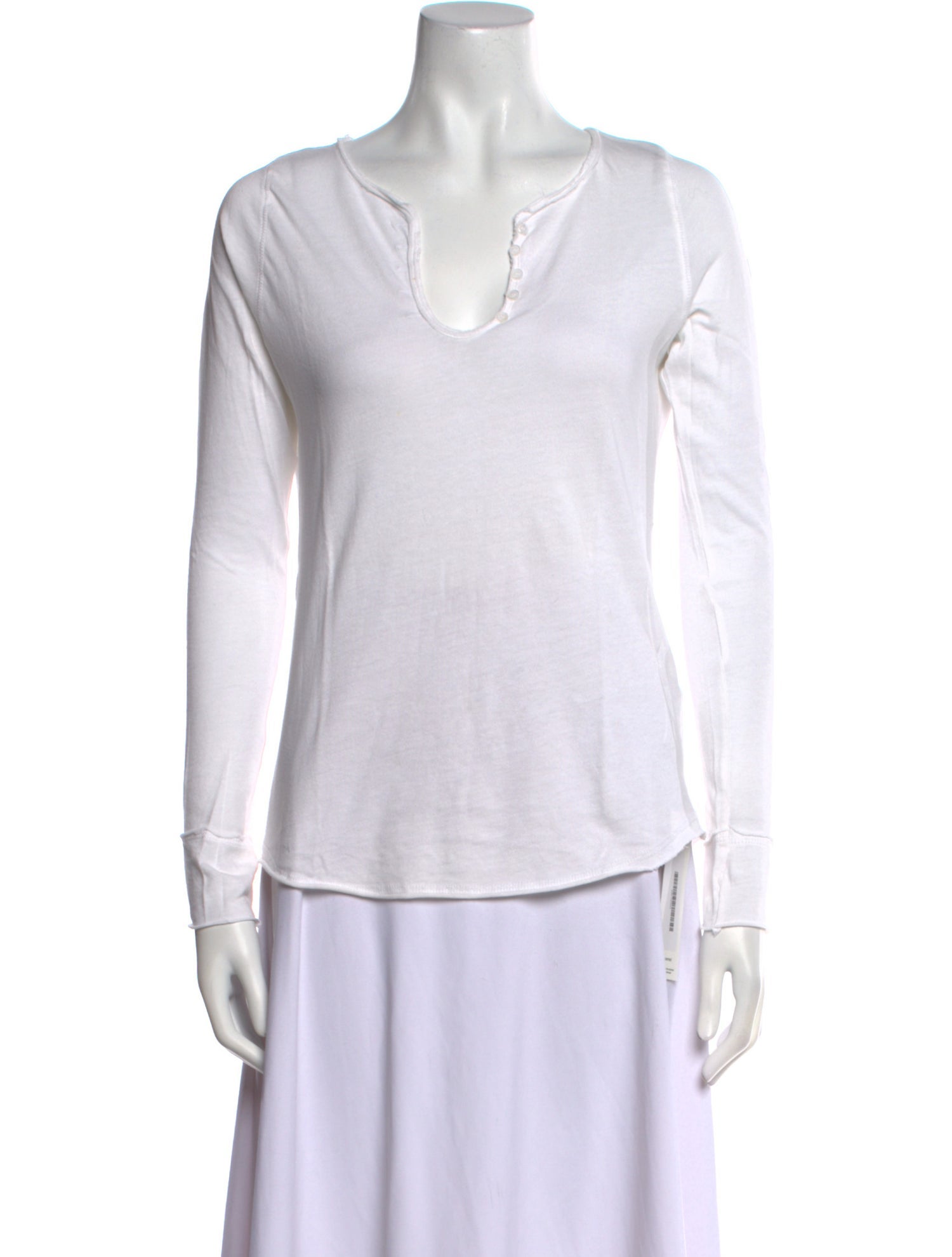 Zadig & Voltaire V-Neck Long Sleeve Top