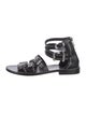Zadig & Voltaire Leather Printed Gladiator Sandals