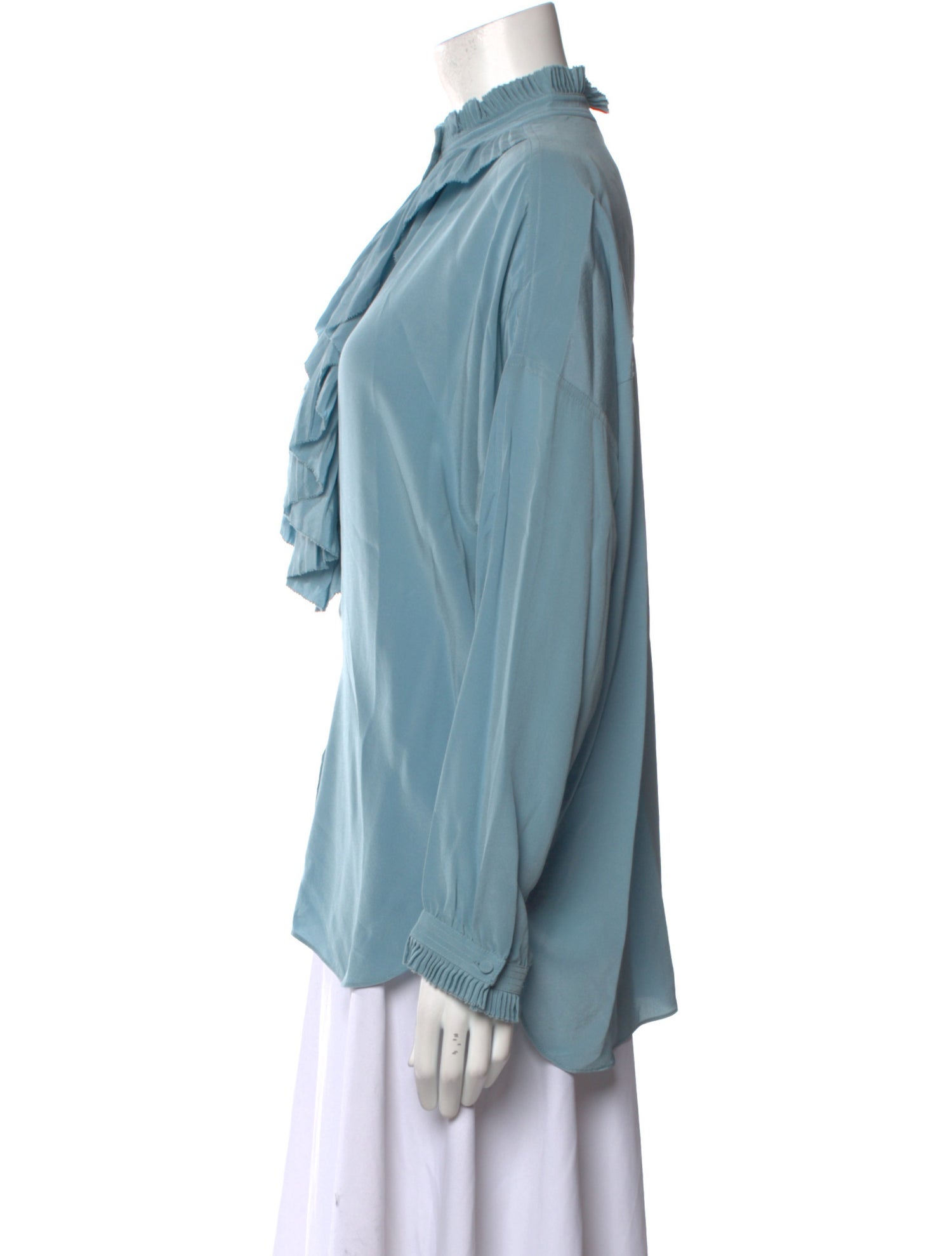 Zadig & Voltaire Silk Mock Neck Blouse