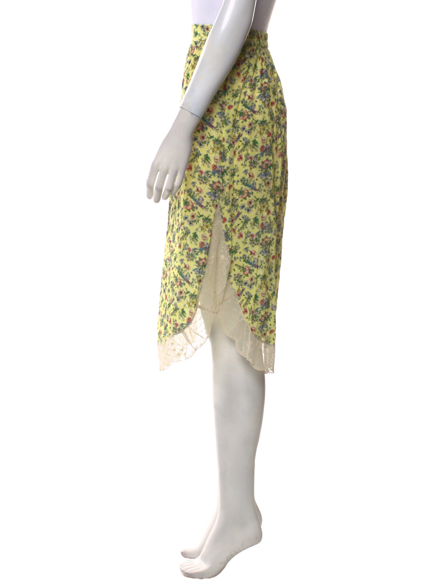 Zadig & Voltaire Floral Print Knee-Length Skirt