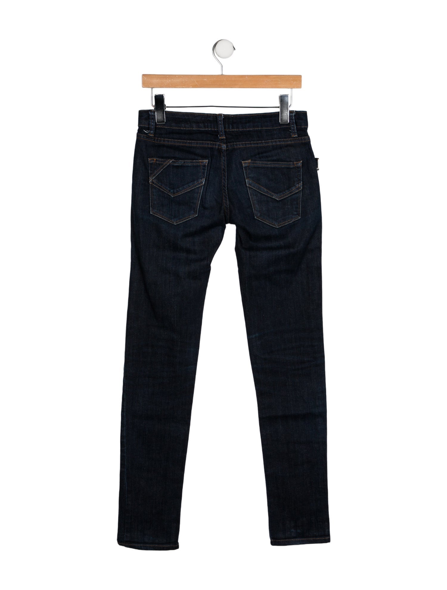 Zadig & Voltaire Mid-Rise Straight Leg Jeans