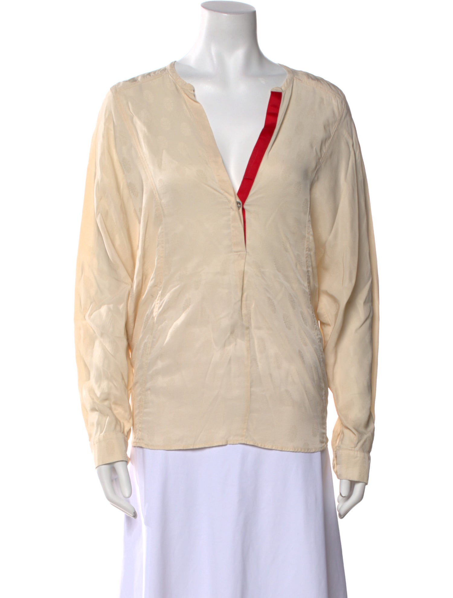 Zadig & Voltaire Silk V-Neck Blouse