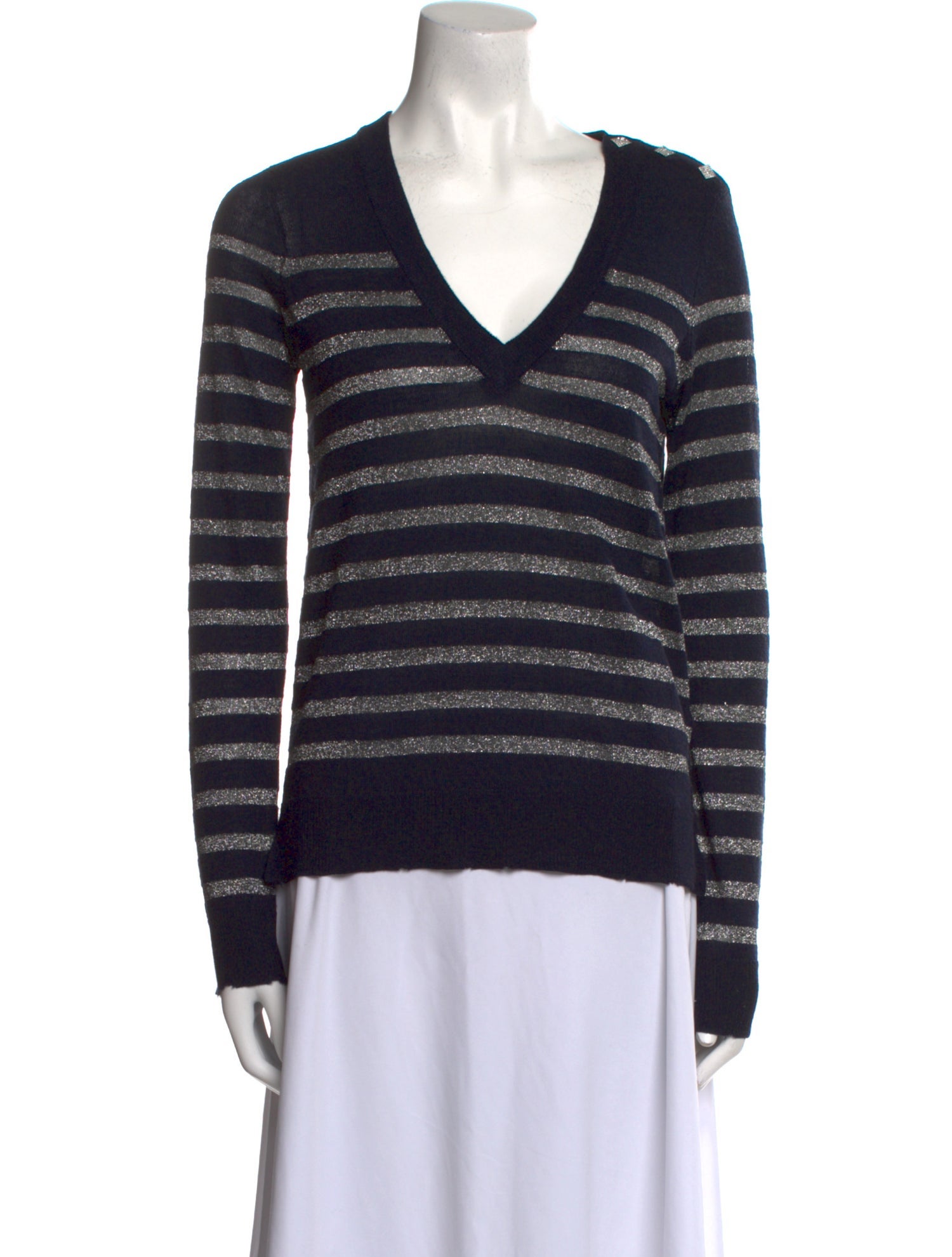 Zadig & Voltaire Merino Wool Striped Sweater