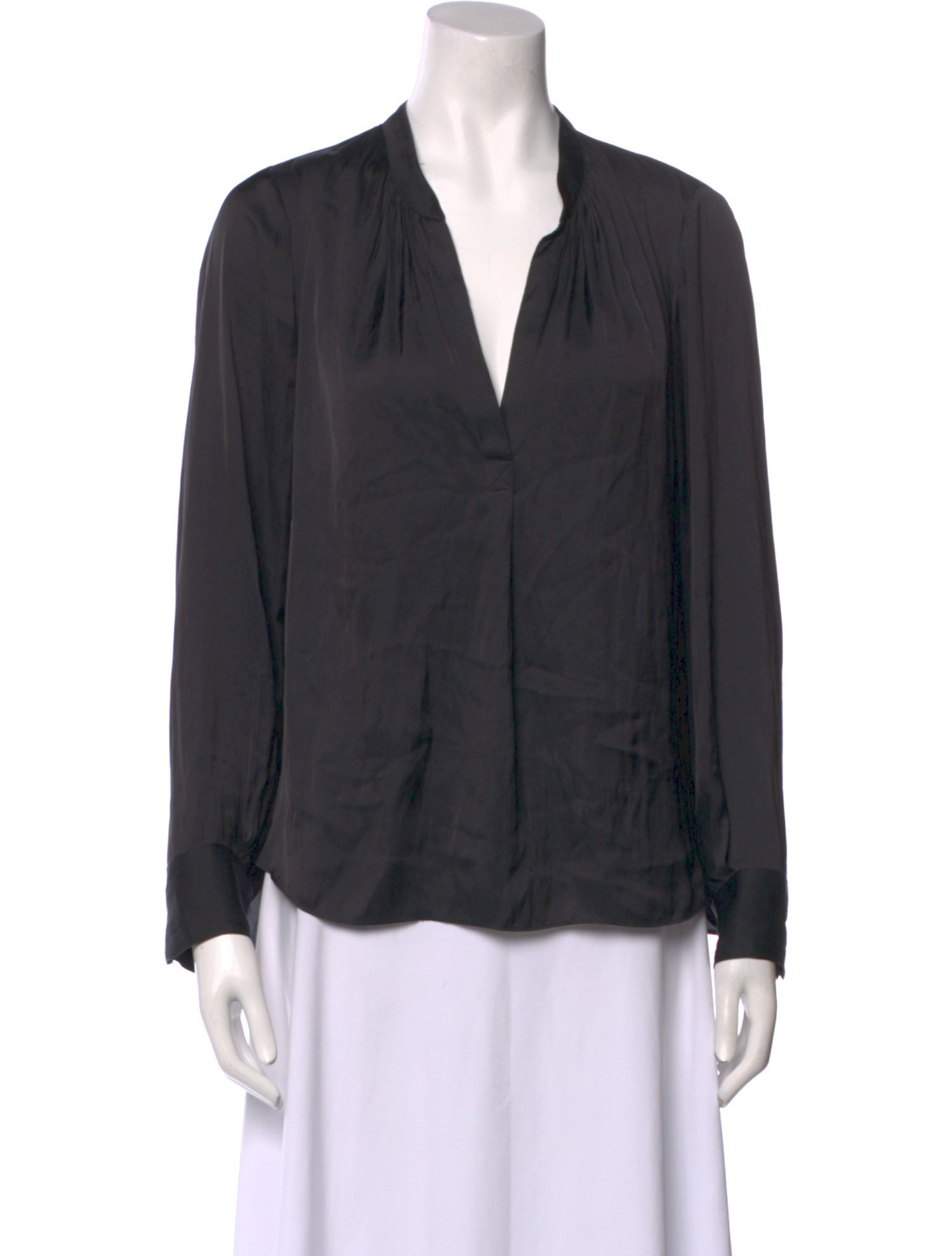 Zadig & Voltaire V-Neck Long Sleeve Blouse