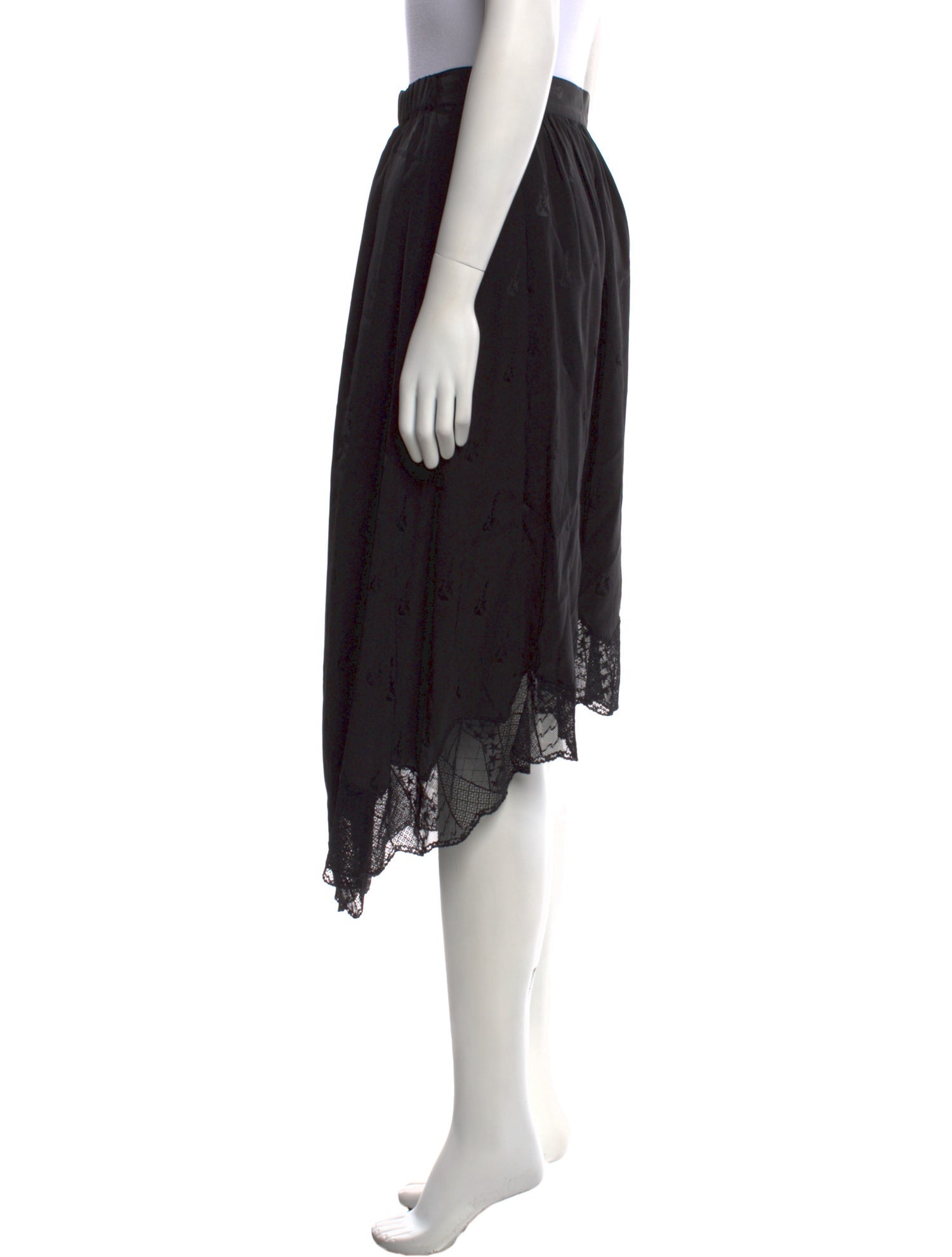 Zadig & Voltaire Silk Midi Length Skirt