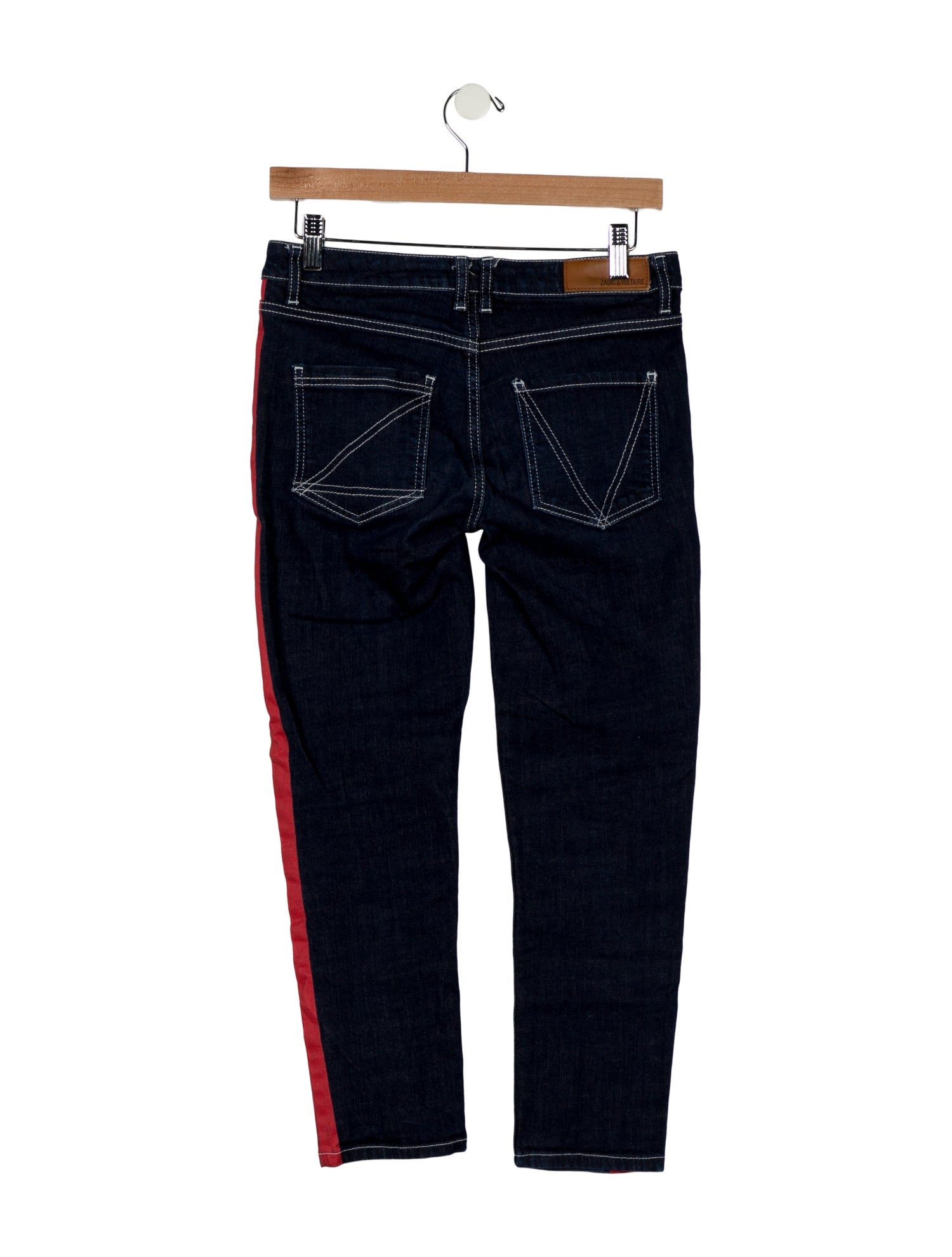 Zadig & Voltaire Mid-Rise Straight Leg Jeans