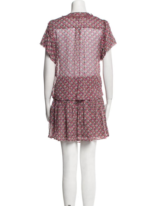 Zadig & Voltaire Printed Ruffle Embellishment Skirt Set