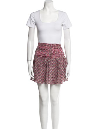 Zadig & Voltaire Printed Ruffle Embellishment Skirt Set