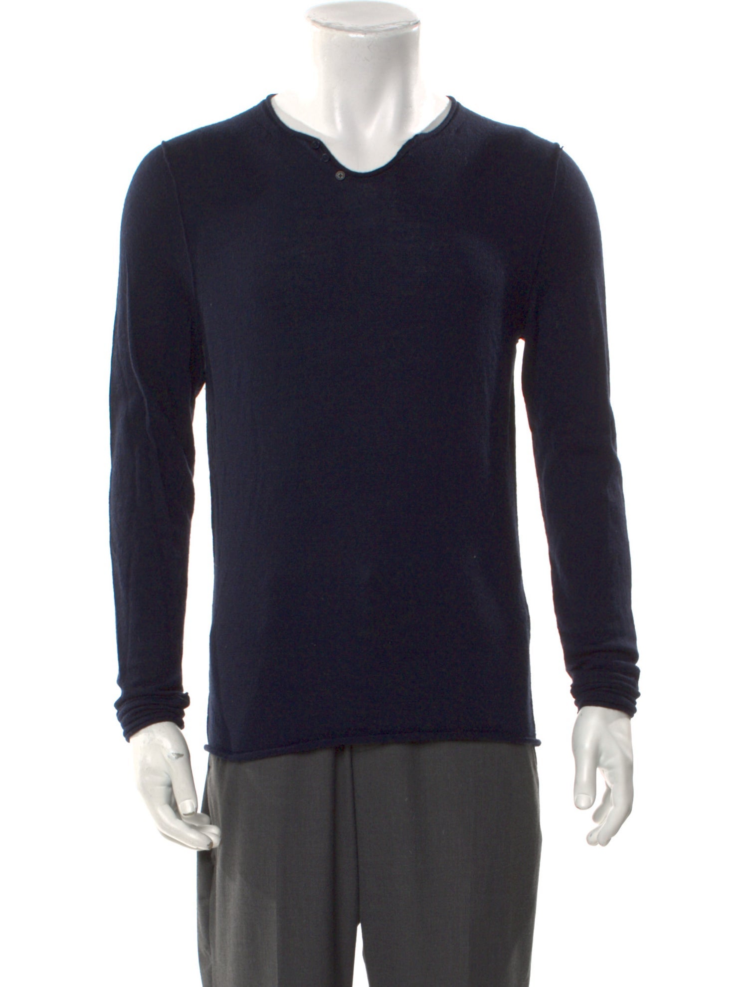 Zadig & Voltaire Merino Wool V-Neck Henley