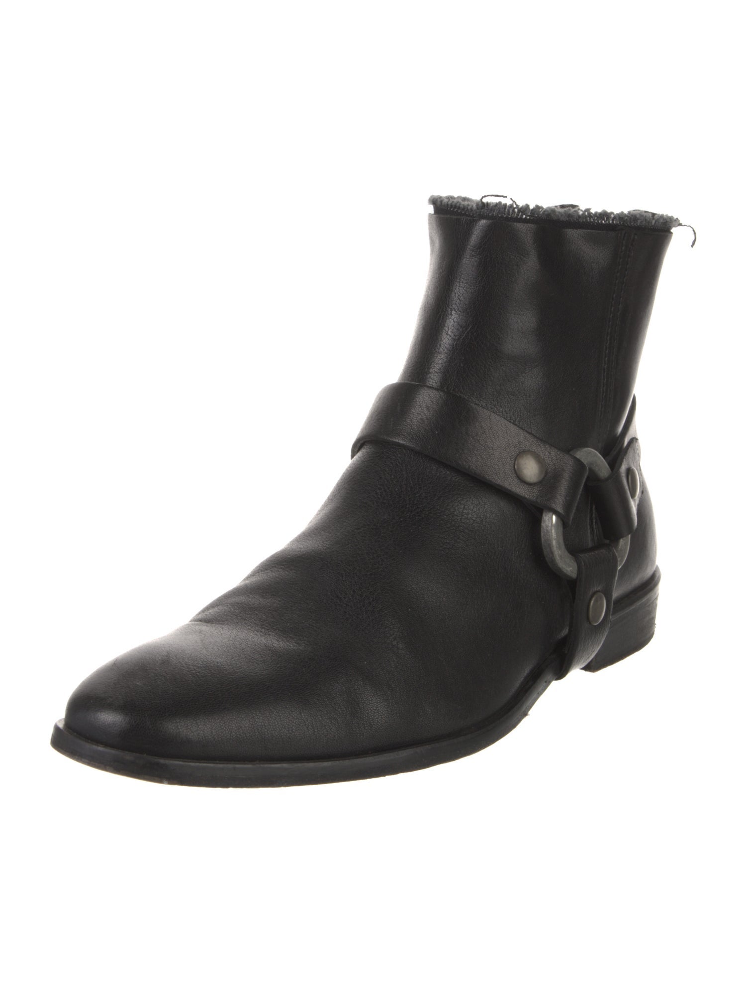 Zadig & Voltaire Leather Moto Boots