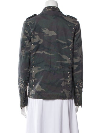Zadig & Voltaire Camouflage Print Denim Jacket