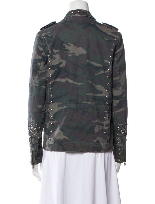 Zadig & Voltaire Camouflage Print Denim Jacket