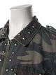 Zadig & Voltaire Camouflage Print Denim Jacket