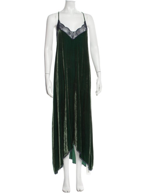 Zadig & Voltaire V-Neck Long Dress