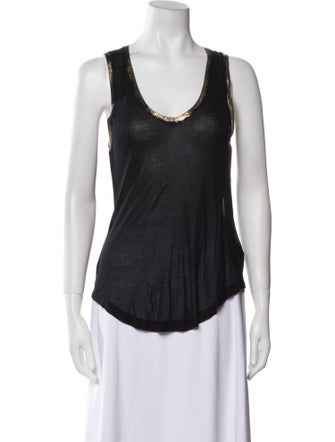 Zadig & Voltaire Scoop Neck Sleeveless Top